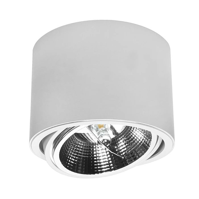 Lampa sufitowa walec natynkowa biała okrągła AR111 448 - Decorativi