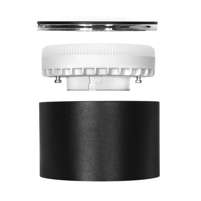 Tuba GX53 IP20 natynkowa czarna 1168 - Decorativi