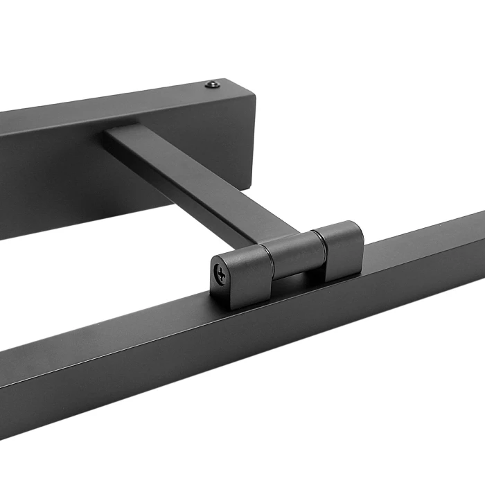 Kinkiet do łazienkowy 14W 60CM LED 4000K czarny elegancki ruchomy 368 - Decorativi