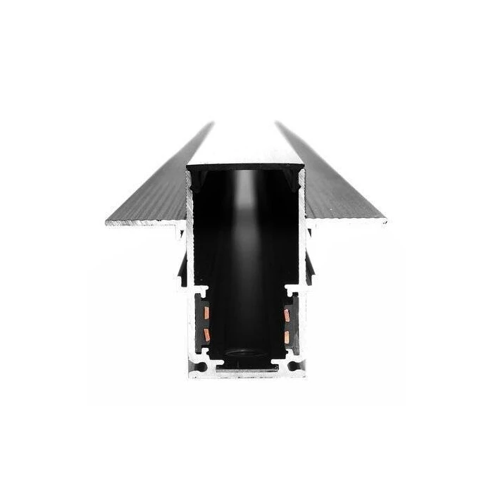 Szyna magnetyczna podtynkowa 300cm 12,5mm czarna 1188 - Decorativi