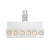 Lampa z diodami do szyn magnetycznych biała łamana 6W 4000K - TYP B 1129 - Decorativi