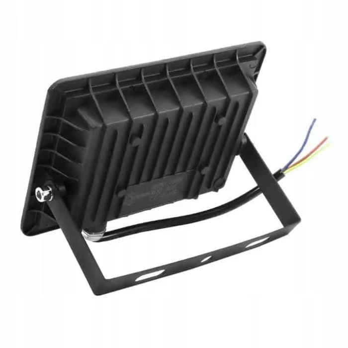 Halogen naświetlacz czarny LED bez czujnika ruchu 30W zimna 6000K IP66 339 - Decorativi