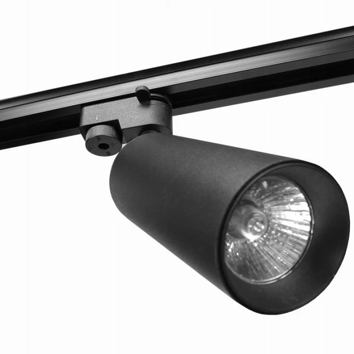 Reflektor szynowy na listwę Gu10 Czarny LED 539 - Decorativi