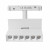 Lampa magnetyczna 1F z diodami łamana 6W 4000K Biała 849 - Decorativi
