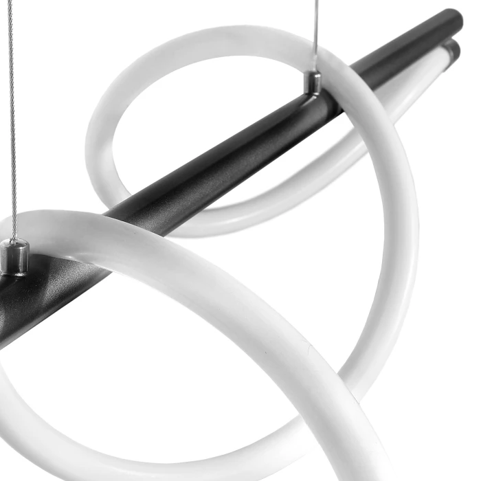 Lampa wisząca wężyk na pilota