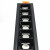 Lampa liniowa LED wpuszczana podtynkowa 30W 4000K czarna 589 - Decorativi