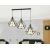 Lampa loftowa Diament na listwie do jadalni 3xE27 499 - Decorativi