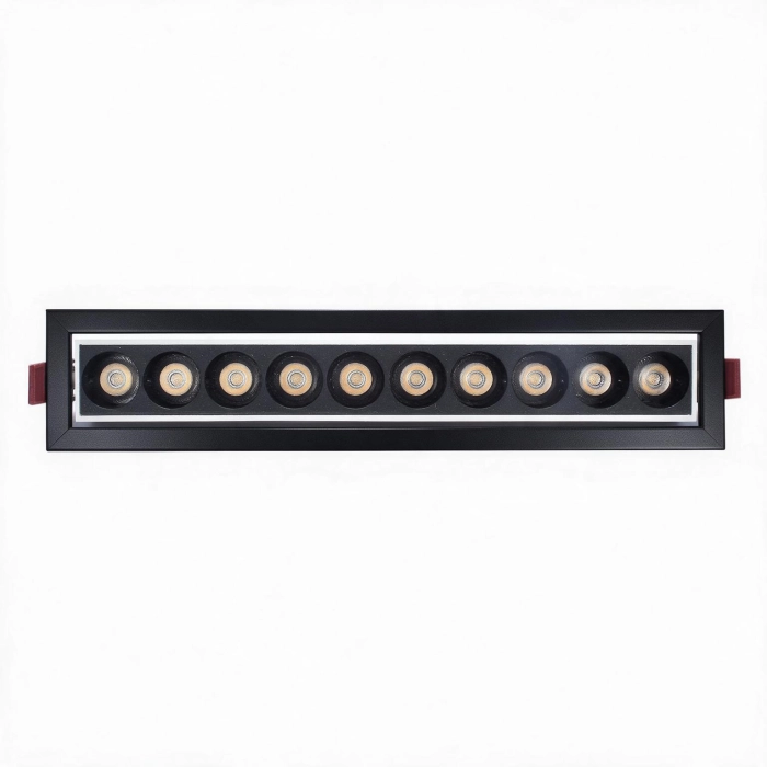 Oprawa wpuszczana regulowana jdl-8t 20w 3000k czarny 1801 - decorativi