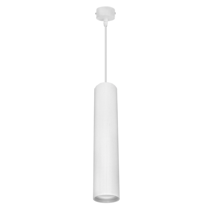 Lampa wisząca 1 x gu10 esla kj2118 biały 1652 - decorativi