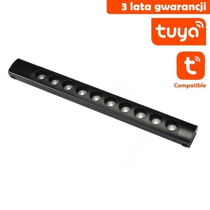 Lampa magnetyczna ultra slim ddcx35-gs10b-ty 10w tuya czarny 1762 - decorativi