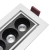 Oprawa wpuszczana regulowana jdl-7t 10w 3000k biało-czarny 1799 - decorativi