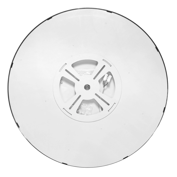 Plafon bodrum okrągły oy-05 50cm 48w cct ip44 czarny 1783 - decorativi