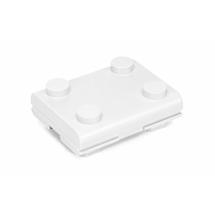Łącznik prosty ultra slim ll-35 ztmk biały 1721 - decorativi