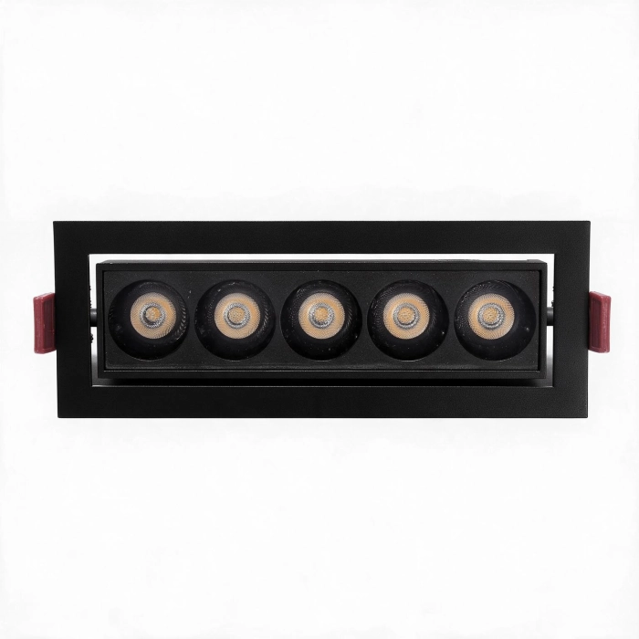 Oprawa wpuszczana regulowana jdl-7t 10w 3000k czarny 1797 - decorativi