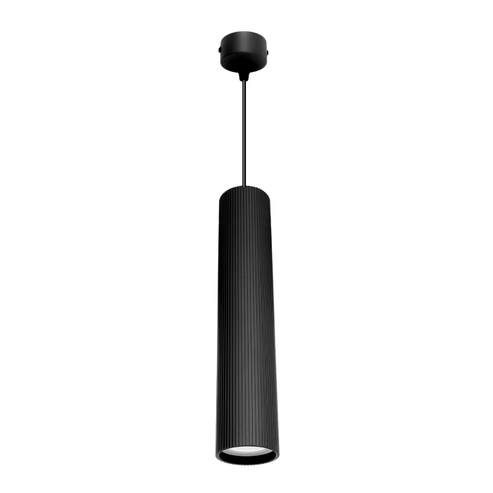 Lampa wisząca 1 x gu10 esla kj2118 czarny 1651 - decorativi