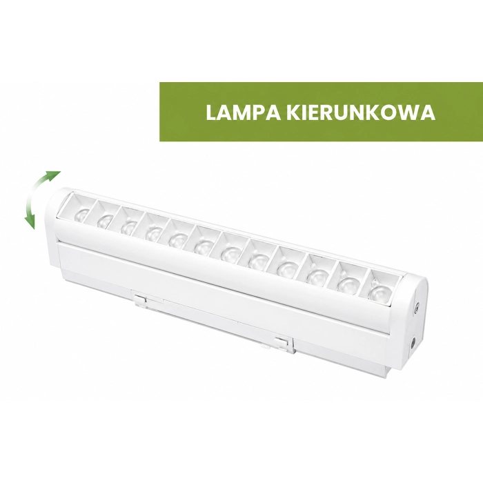 Lampa magnetyczna kierunkowa ultra slim ddcx35-zd12b 12w 4000k biały 1735 - decorativi