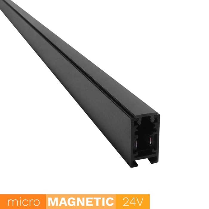 Szyna magnetyczna natynkowa un5-c micro magnetic 100cm czarna 1541 - decorativi