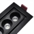 Oprawa wpuszczana regulowana jdl-7t 10w 3000k czarny 1797 - decorativi