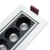 Oprawa wpuszczana regulowana jdl-8t 20w 3000k biało-czarny 1803 - decorativi