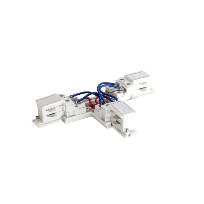 Trójnik do szyn 3-fazowych track system 230v biały 1716 - decorativi