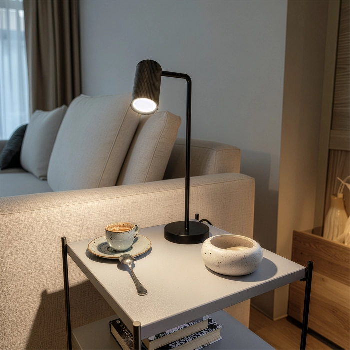 Lampa biurkowa gu10 esla hg-bl013 czarny 1654 - decorativi