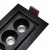 Oprawa wpuszczana regulowana jdl-8t 20w 3000k czarny 1801 - decorativi