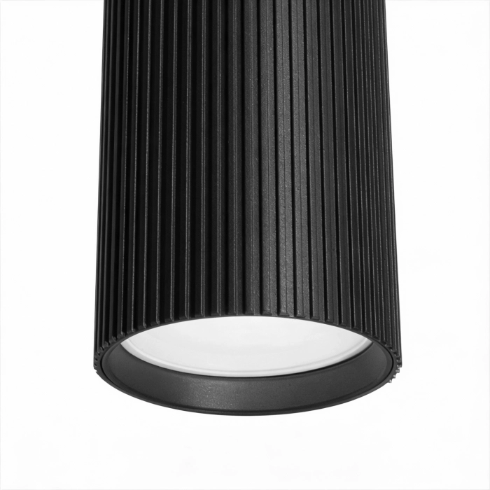 Lampa wisząca 1 x gu10 esla kj2118 czarny 1651 - decorativi