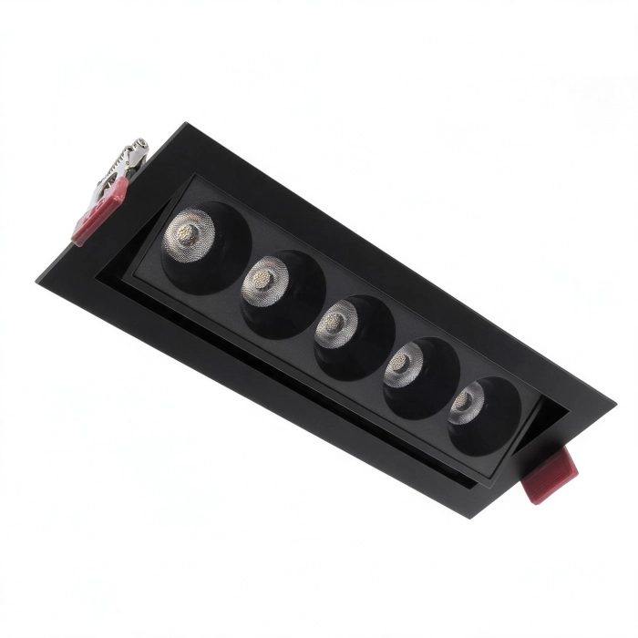 Oprawa wpuszczana regulowana jdl-7t 10w 3000k czarny 1797 - decorativi