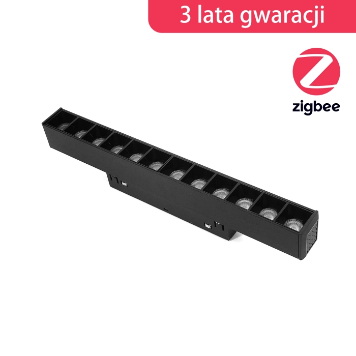 Lampa magnetyczna ddcx-gs12-220-zb 12w zigbee cct czarny 1770 - decorativi