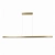 Lampa liniowa led wisząca merida ddxt2000 15w 120cm złoty cct 1752 - decorativi