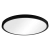 Plafon bodrum okrągły oy-03 40cm 40w cct ip44 czarny 1781 - decorativi