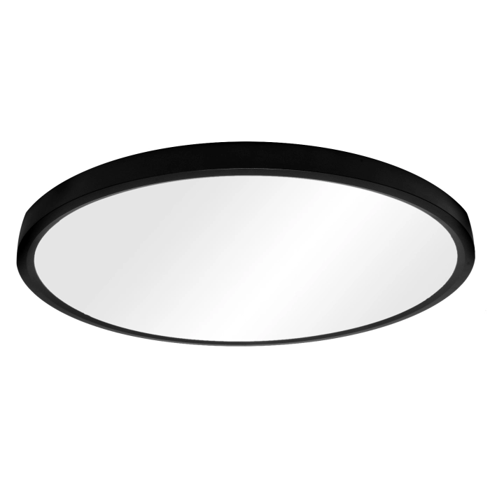 Plafon bodrum okrągły oy-03 40cm 40w cct ip44 czarny 1781 - decorativi