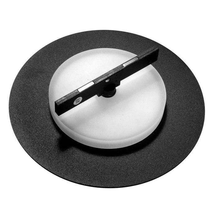 Kinkiet indirect okrągły do szyn magnetycznych un5-ysbd micro magnetic 9w 3000k czarny 1575 - decorativi