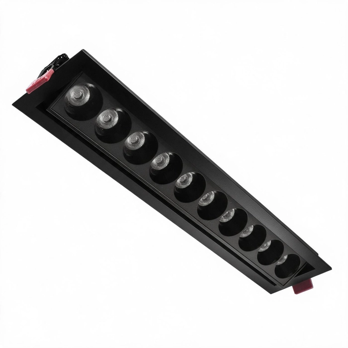 Oprawa wpuszczana regulowana jdl-8t 20w 3000k czarny 1801 - decorativi