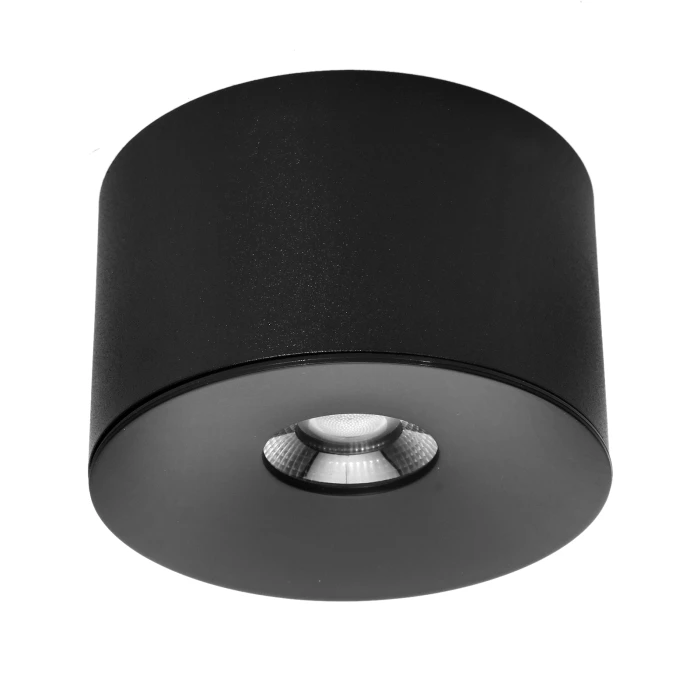Oprawa natynkowa łazienkowa LED 10W 3000K IP44 czarna 1376 - Decorativi