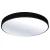 Plafon natynkowy LED 40cm okrągły 40W 3000K czarny 1318 - Decorativi