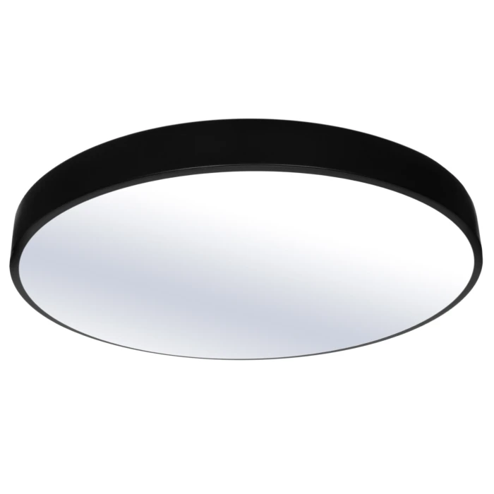 Plafon natynkowy LED 50cm okrągły 50W 3000K czarny 1312 - Decorativi