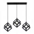 Lampa loft  na listwie Kostka  3xE27 do salonu ciekawa 504 - Decorativi